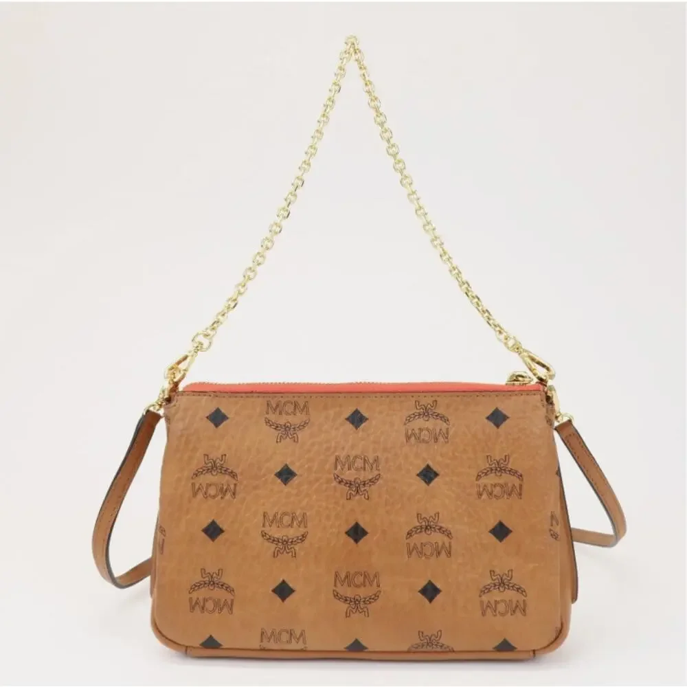 💎✨STUNNING✨💎Authentic MCM Visetos Leather Clutch Shoulder bag - Picture 3 of 15